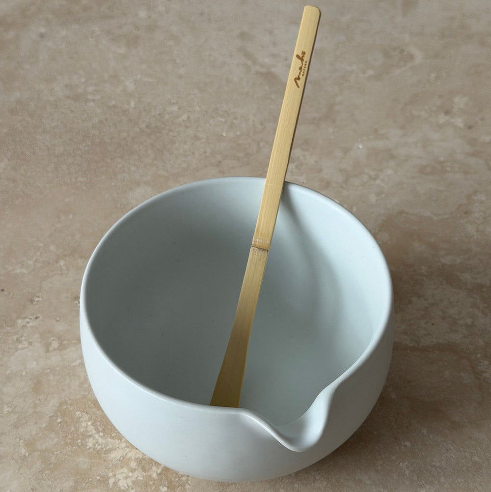 Chaschaku bambusová lyžička na matchu